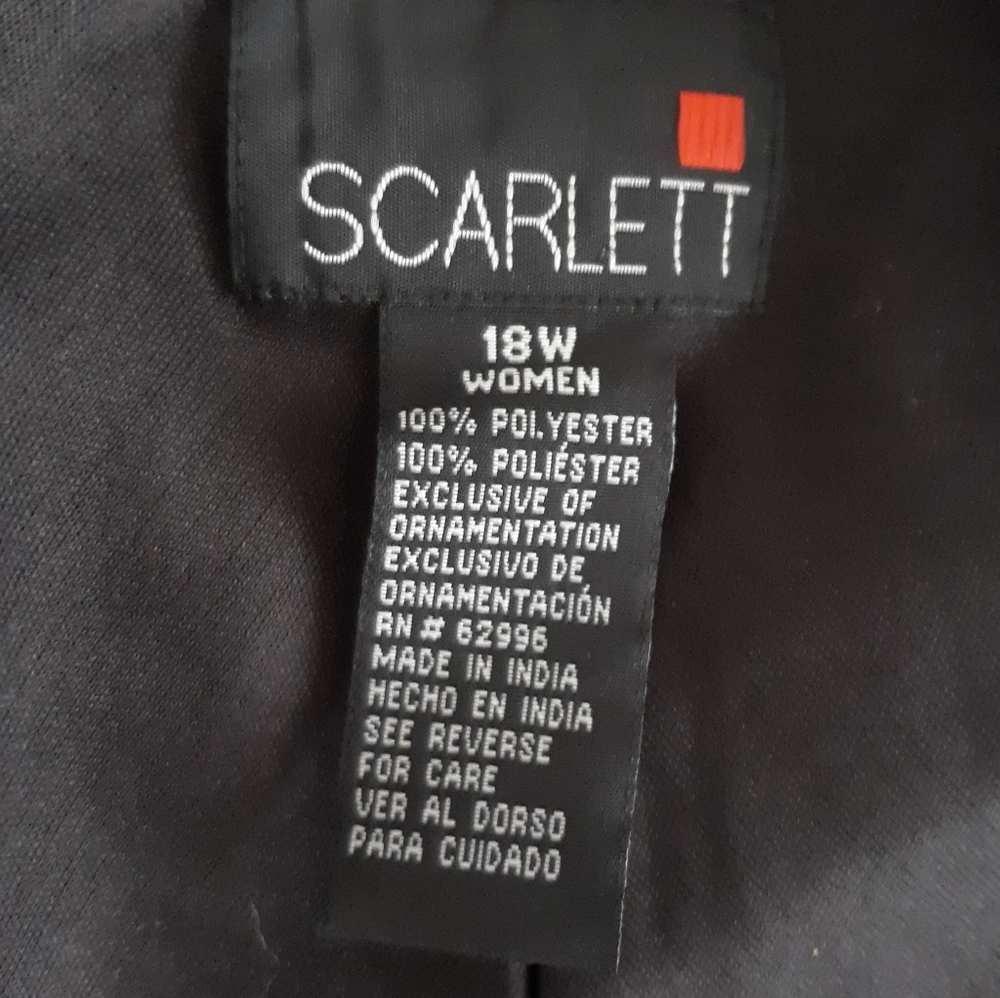 Y2K Scarlett Chiffon Beaded Midi Dress - Picture 9 of 9